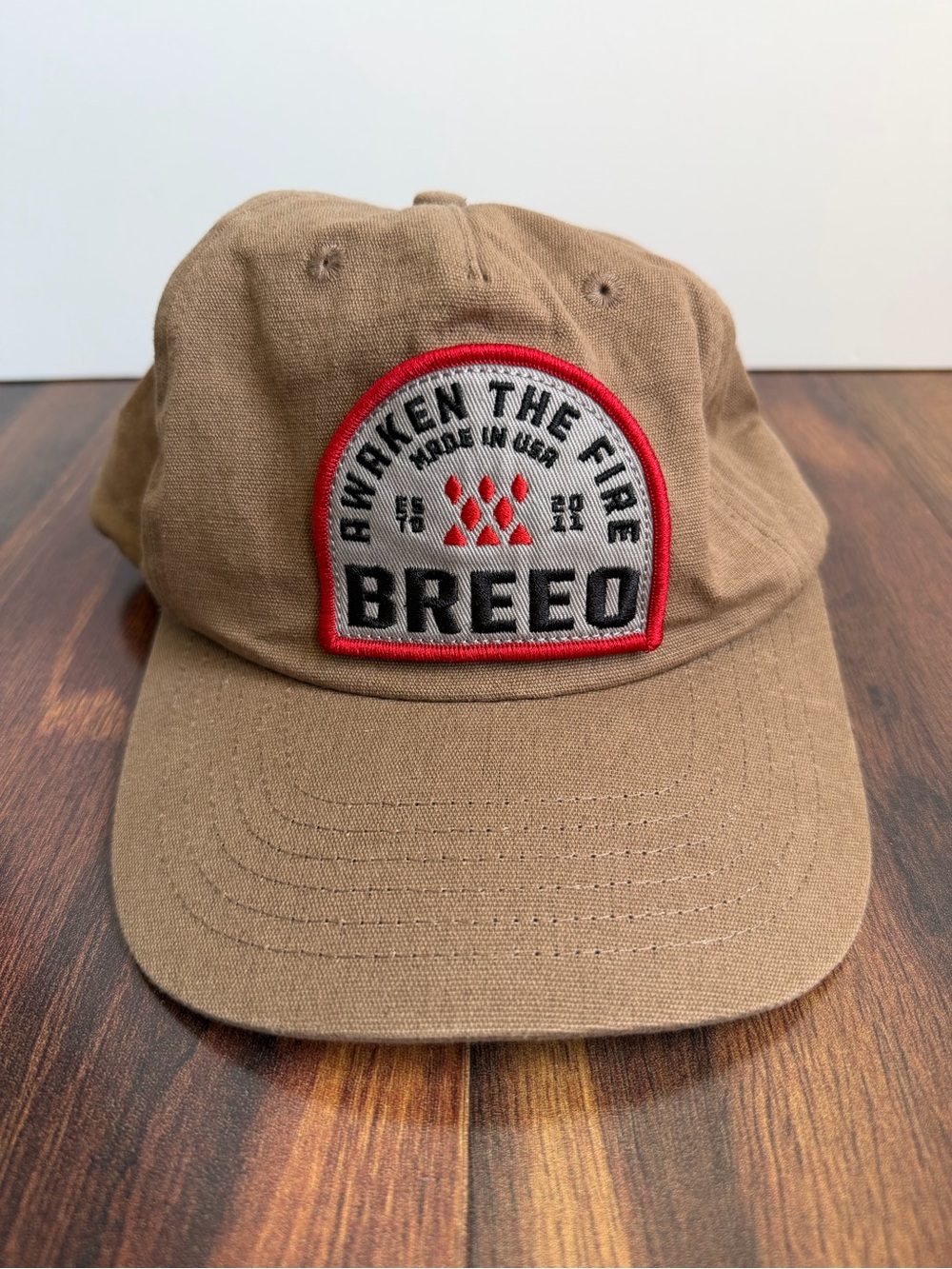 4/$20 Breeo Tan Khaki SnapBack Hat